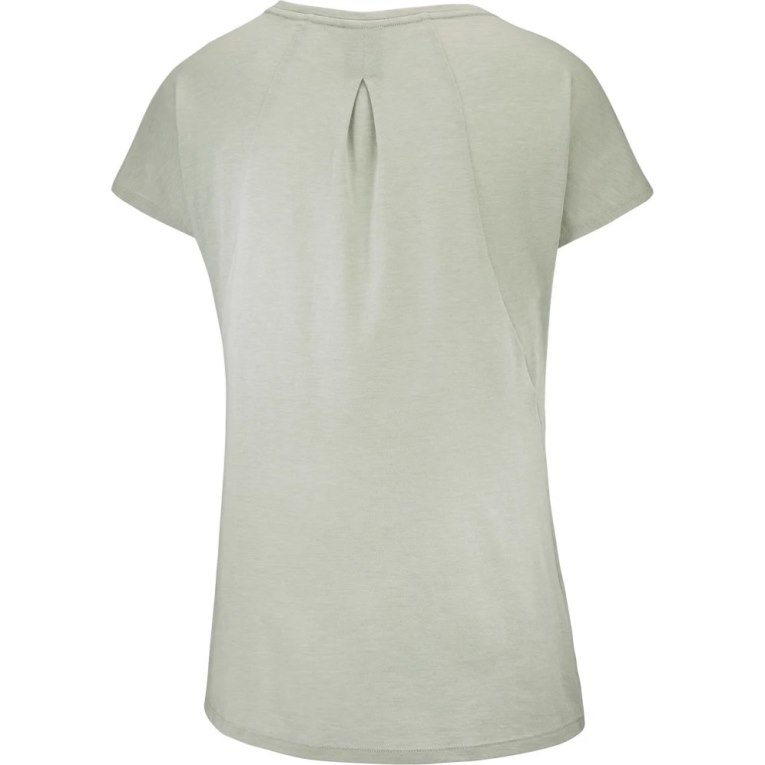 Camiseta Salomon Essential Shaped Corta Sleeve Mujer Verde Menta | MX VZOS981